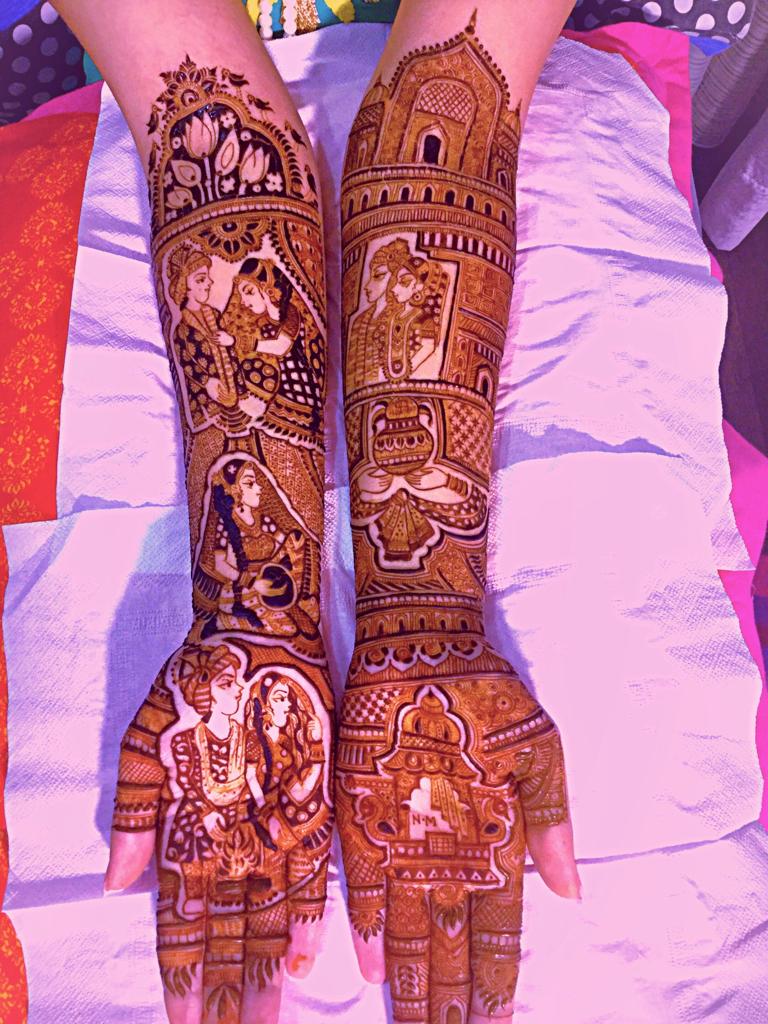 Mehndi design by Vijay Mehndi Art & Permanent Tattoo Art